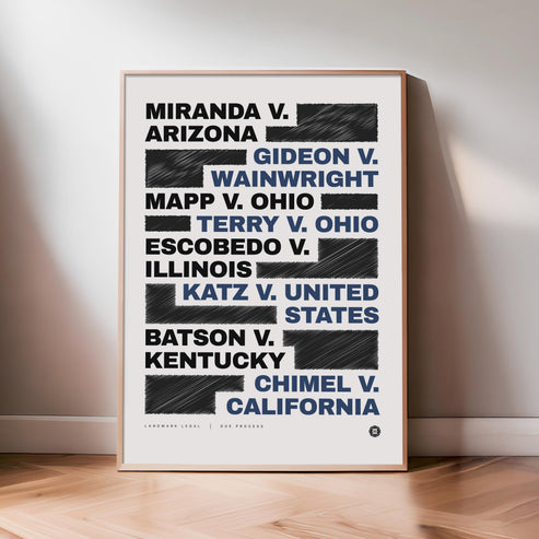 Due Process Print | Law Poster, Justice Wall Art, Lawyer Office Decor, Law Student Gift, Lawyer Gift, Attorney Office Decor, Case Law