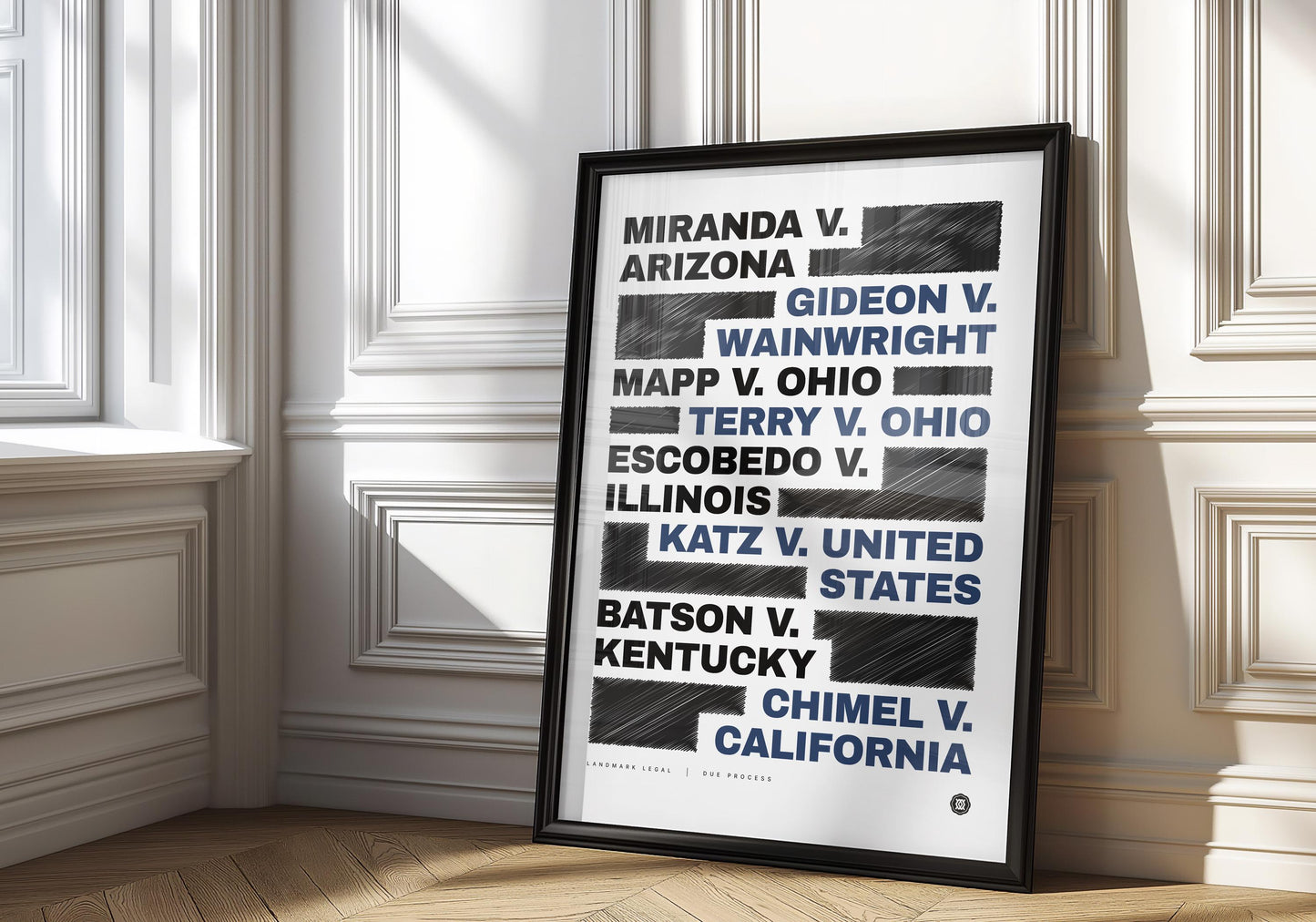 Due Process Print | Law Poster, Justice Wall Art, Lawyer Office Decor, Law Student Gift, Lawyer Gift, Attorney Office Decor, Case Law