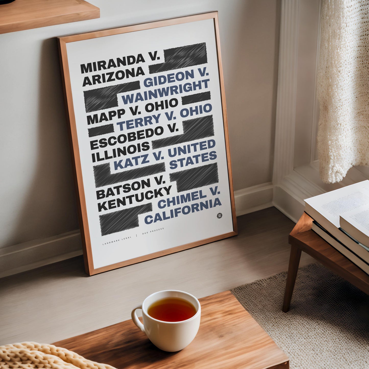 Due Process Print | Law Poster, Justice Wall Art, Lawyer Office Decor, Law Student Gift, Lawyer Gift, Attorney Office Decor, Case Law