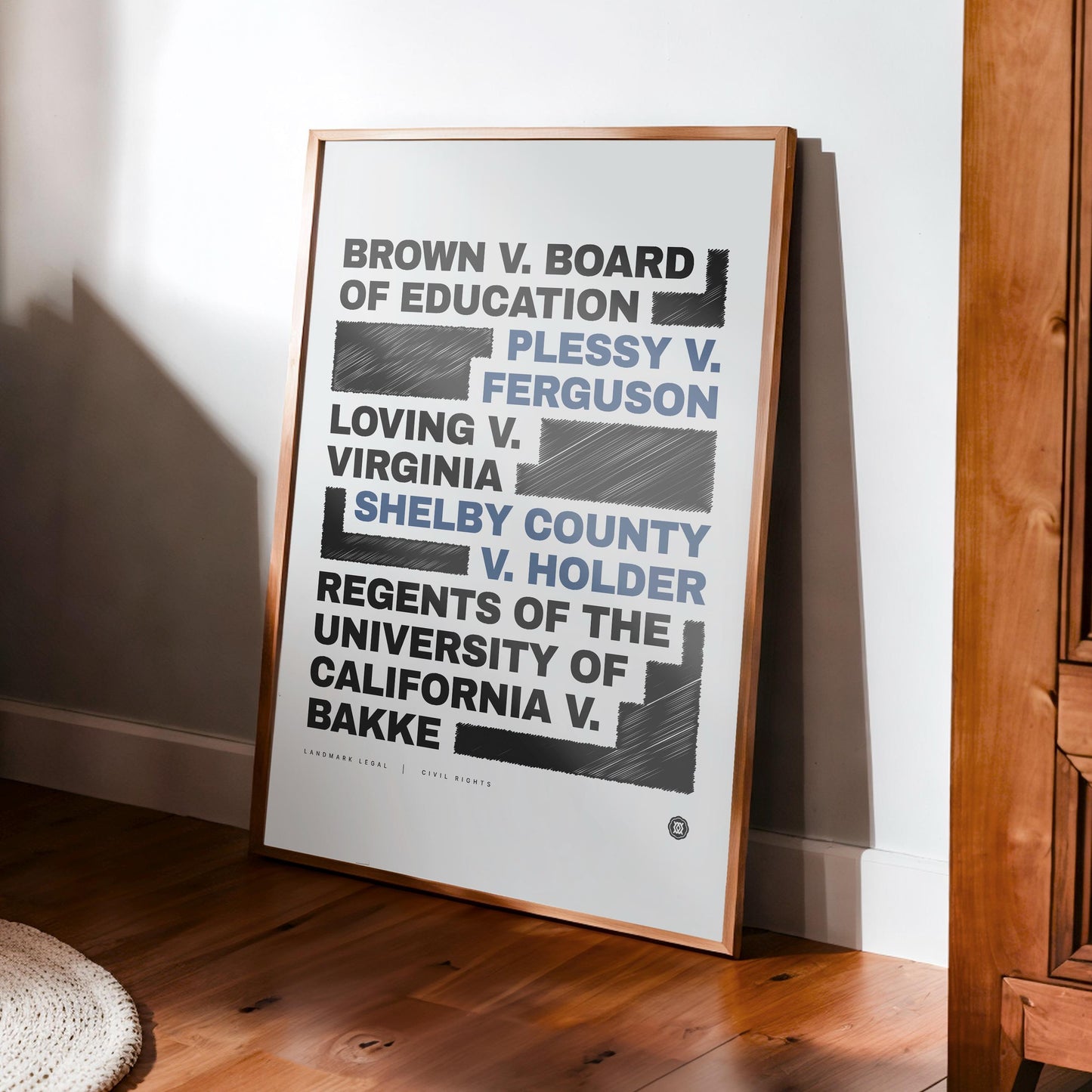 Civil Rights Print | Law Poster, Justice Wall Art, Lawyer Office Decor, Law Student Gift, Lawyer Gift, Attorney Office Decor, Case Law