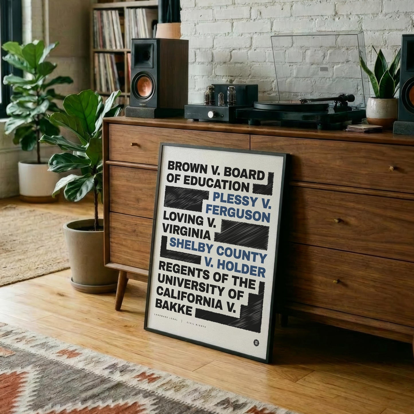 Civil Rights Print | Law Poster, Justice Wall Art, Lawyer Office Decor, Law Student Gift, Lawyer Gift, Attorney Office Decor, Case Law