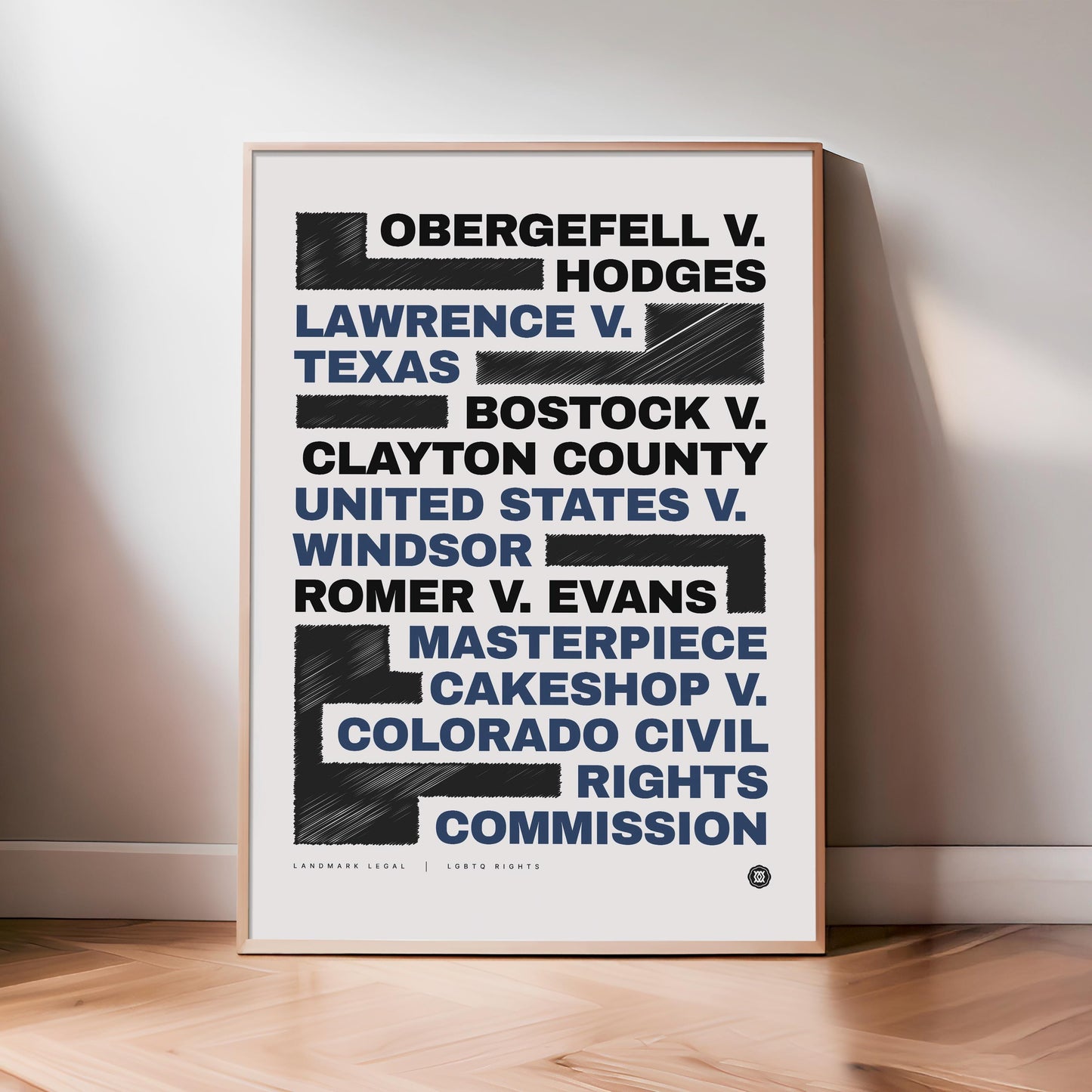 LGBTQ Rights Print | Law Poster, Justice Wall Art, Lawyer Office Decor, Law Student Gift, Lawyer Gift, Attorney Office Decor, Case Law