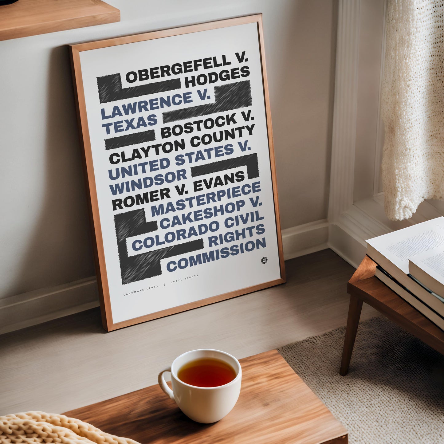 LGBTQ Rights Print | Law Poster, Justice Wall Art, Lawyer Office Decor, Law Student Gift, Lawyer Gift, Attorney Office Decor, Case Law