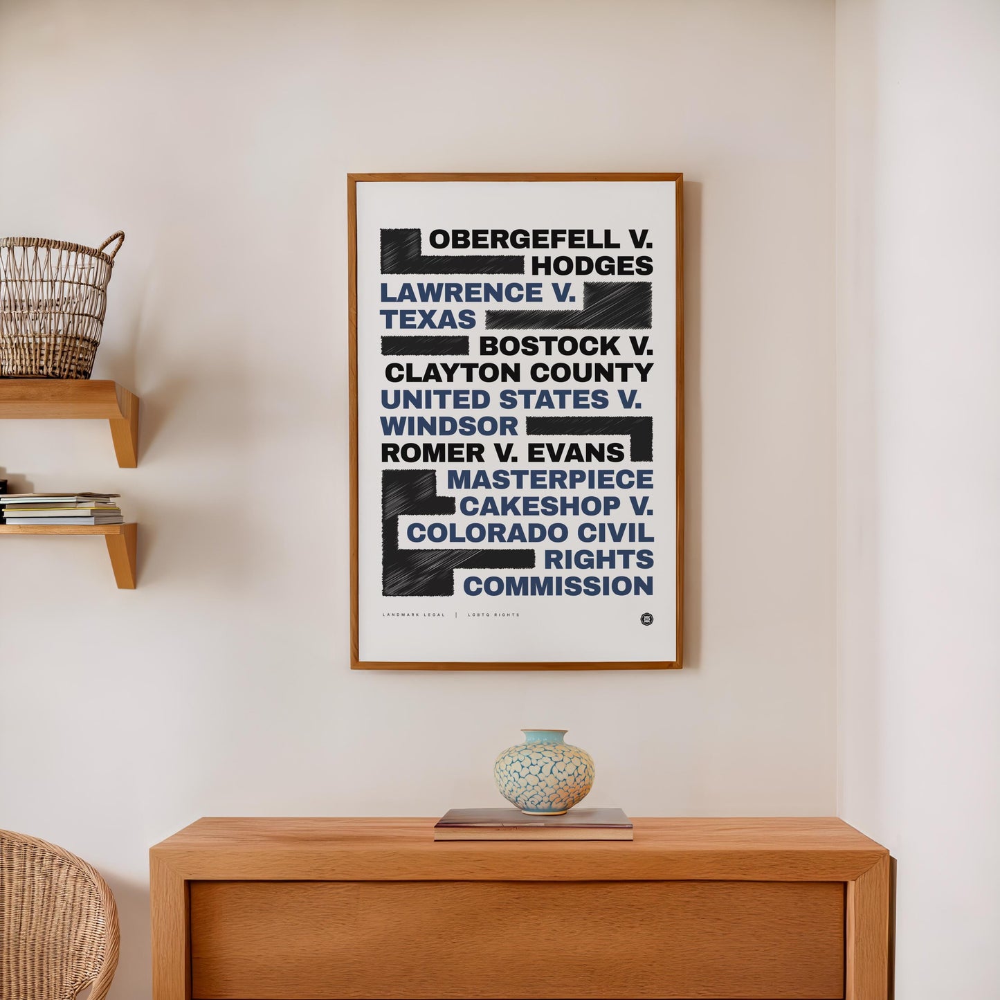 LGBTQ Rights Print | Law Poster, Justice Wall Art, Lawyer Office Decor, Law Student Gift, Lawyer Gift, Attorney Office Decor, Case Law