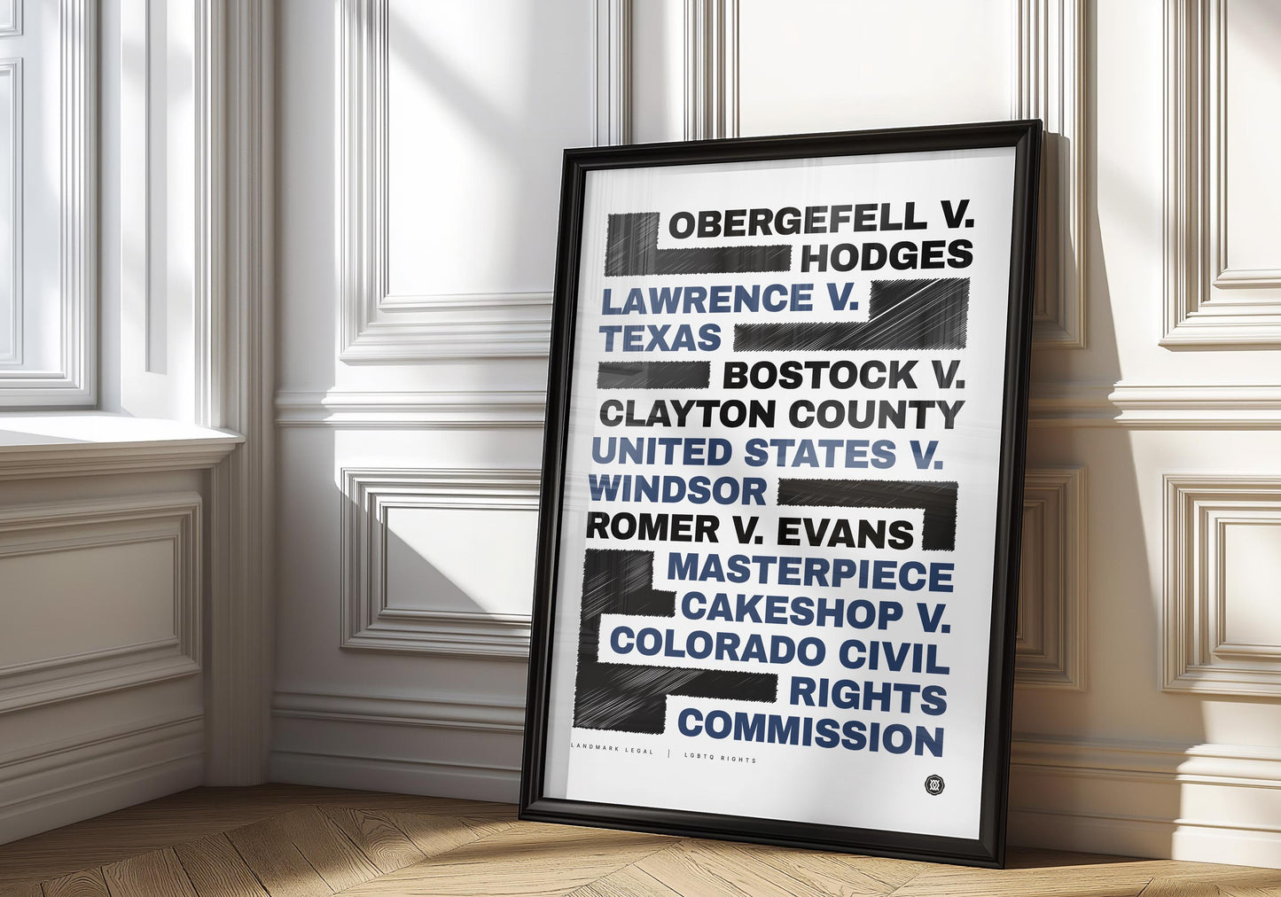 LGBTQ Rights Print | Law Poster, Justice Wall Art, Lawyer Office Decor, Law Student Gift, Lawyer Gift, Attorney Office Decor, Case Law