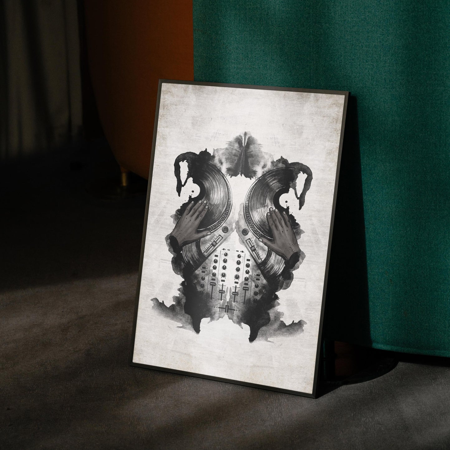 DJ Inkblot Print
