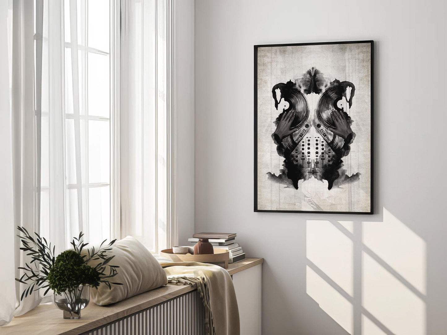 DJ Inkblot Print