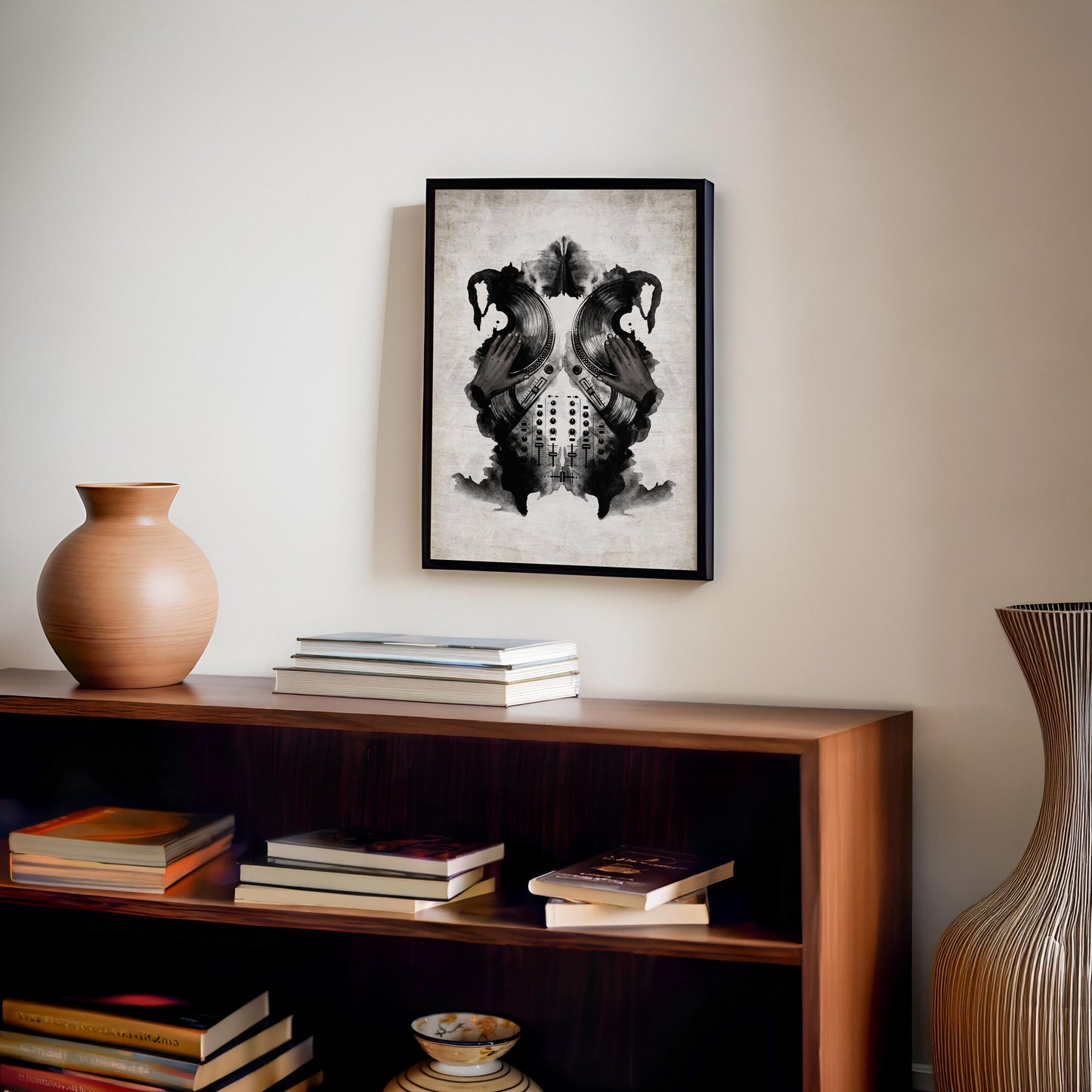 DJ Inkblot Print