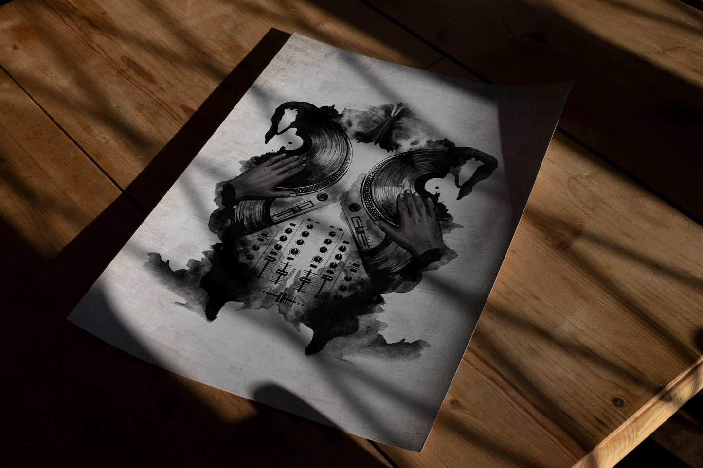 DJ Inkblot Print