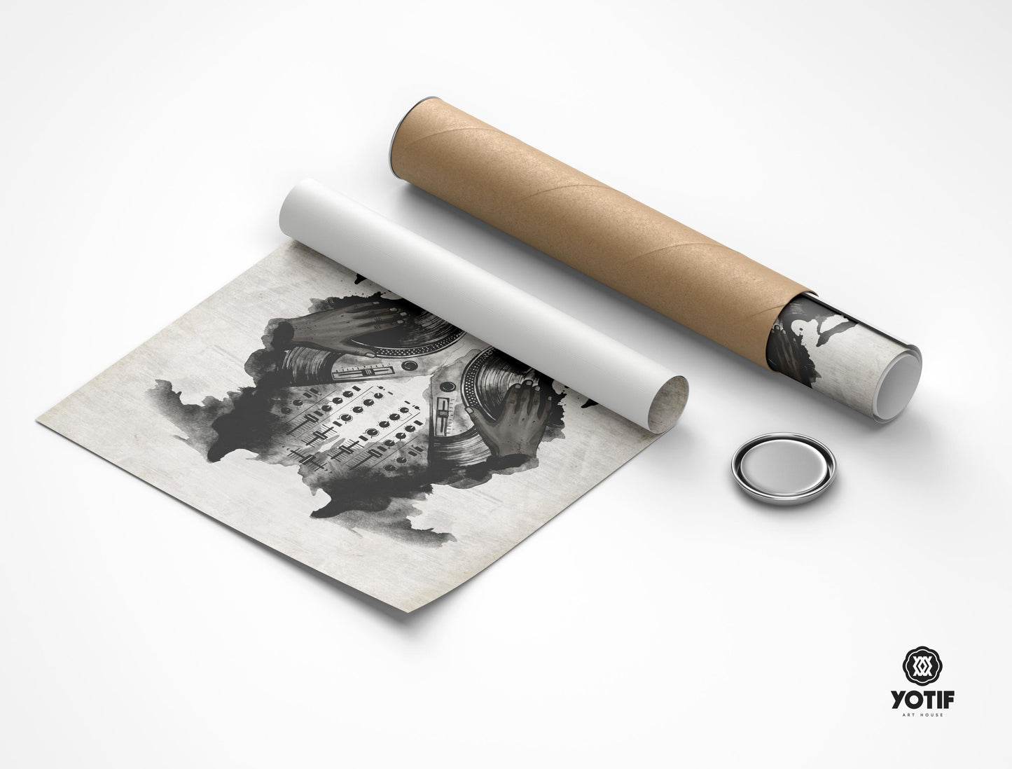 DJ Inkblot Print