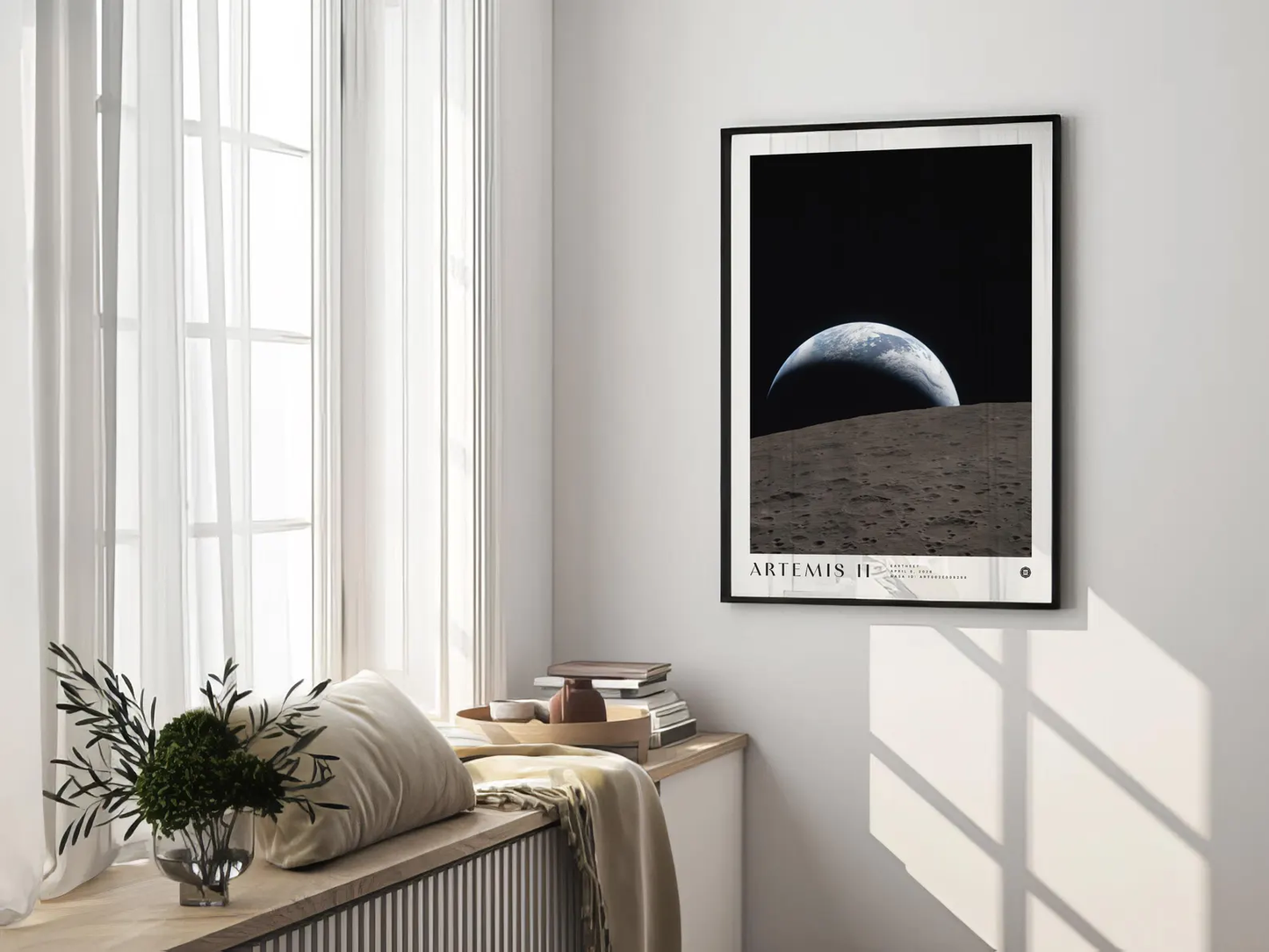 Earthset Artemis II NASA