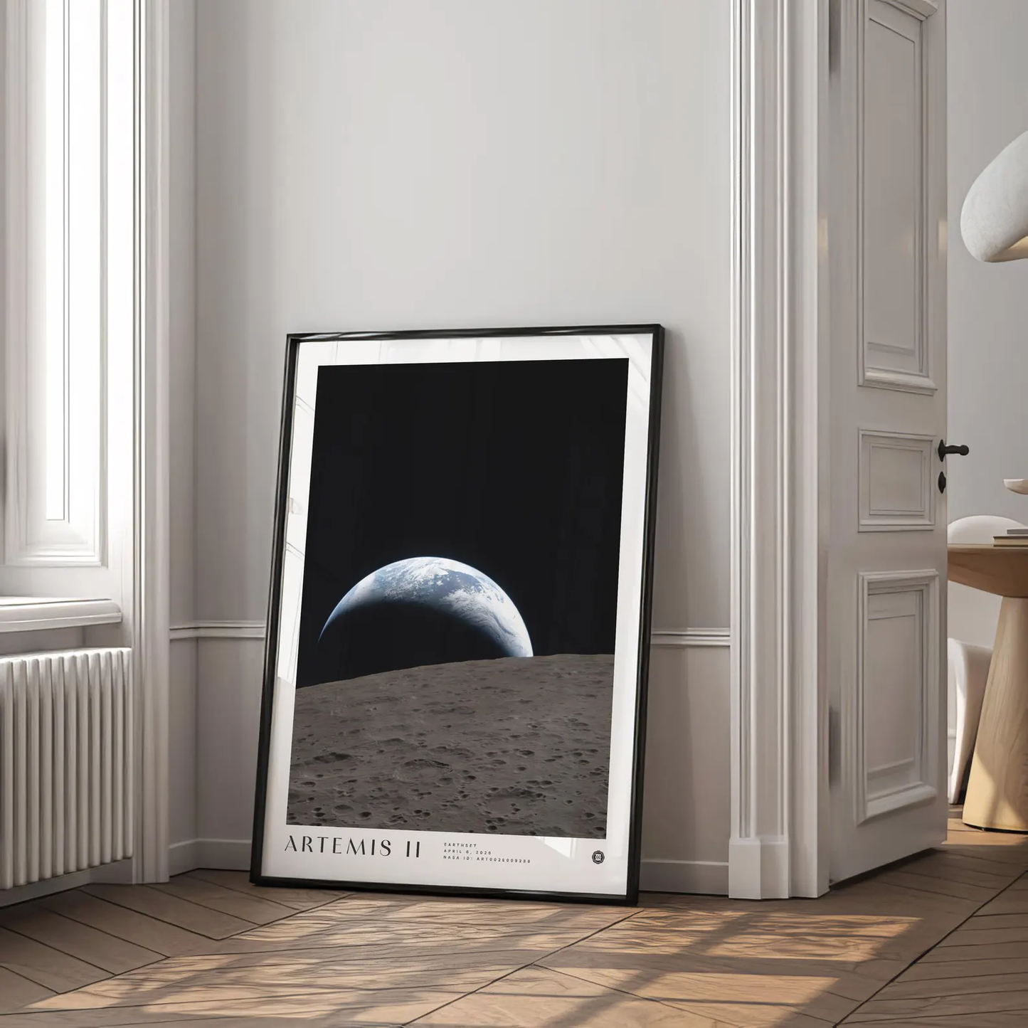 Earthset Artemis II NASA