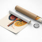 Rolled abstract art print of a human kidneys in a modern, minimal style