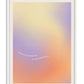 White-framed pastel gradient art print with the words “Focus on the journey, not the destination.”